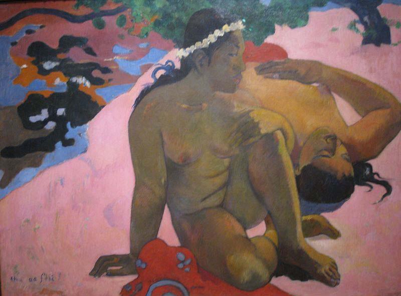 Paul Gauguin What, are you Jealous oil painting image